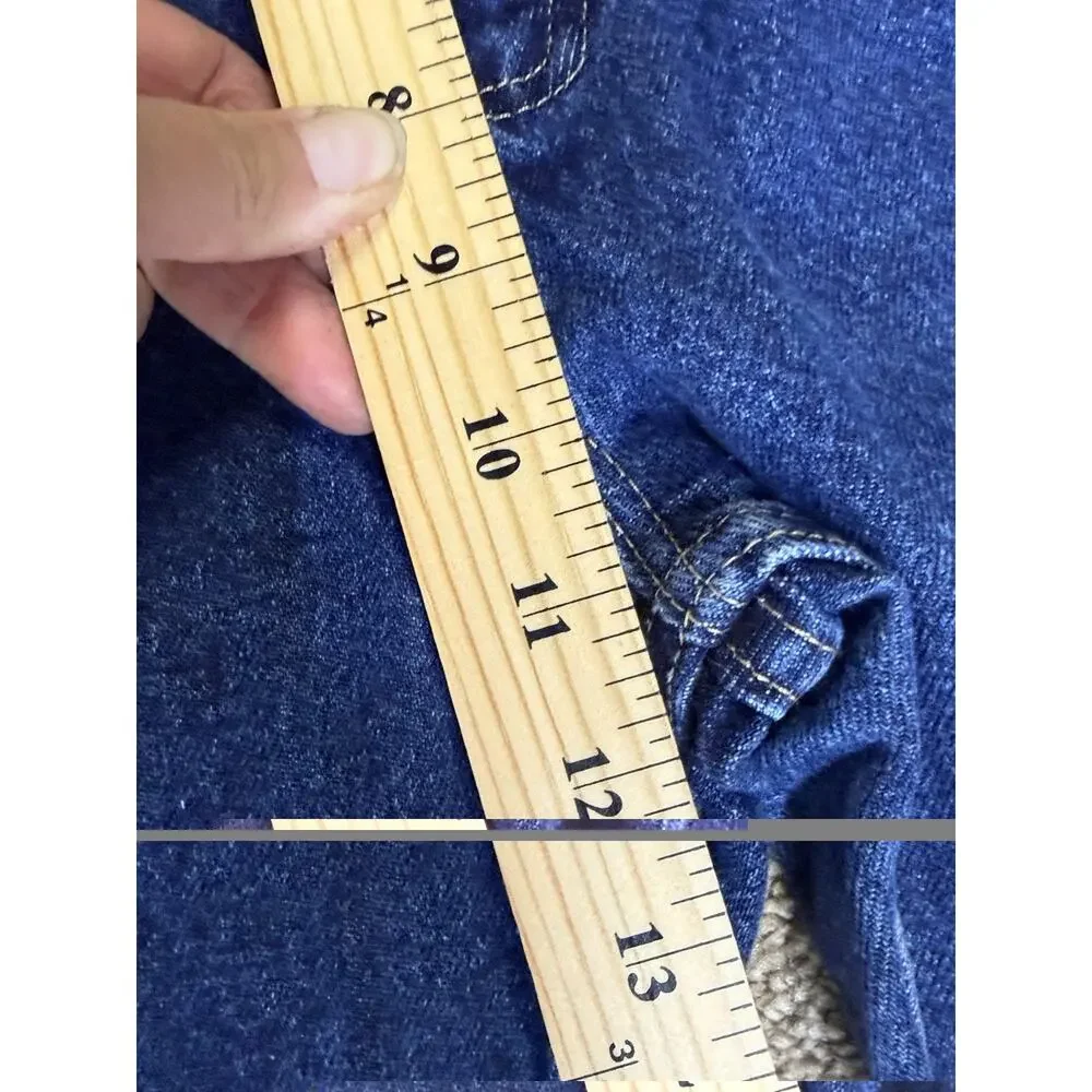 Wrangler Jeans Mens 35x30 Denim Straight Leg 96501MR